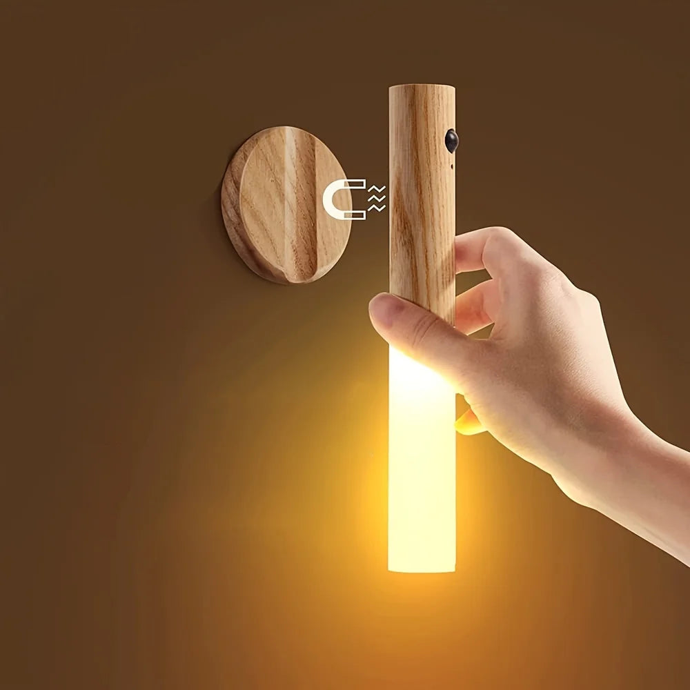Intelligent Human Body Induction LED Night Light โ Rechargeable Wall Light for Corridor, Cabinet, and Toilet